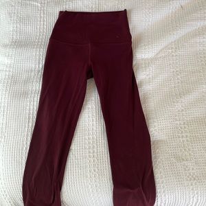 Lululemon Align leggings.